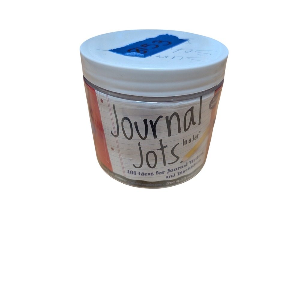 Free Spirit Journal Jots Kids OS Red Good 101 Writing Prompt Cards In a Jar